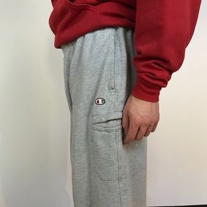 Heather Gray Champion Sweat Pants